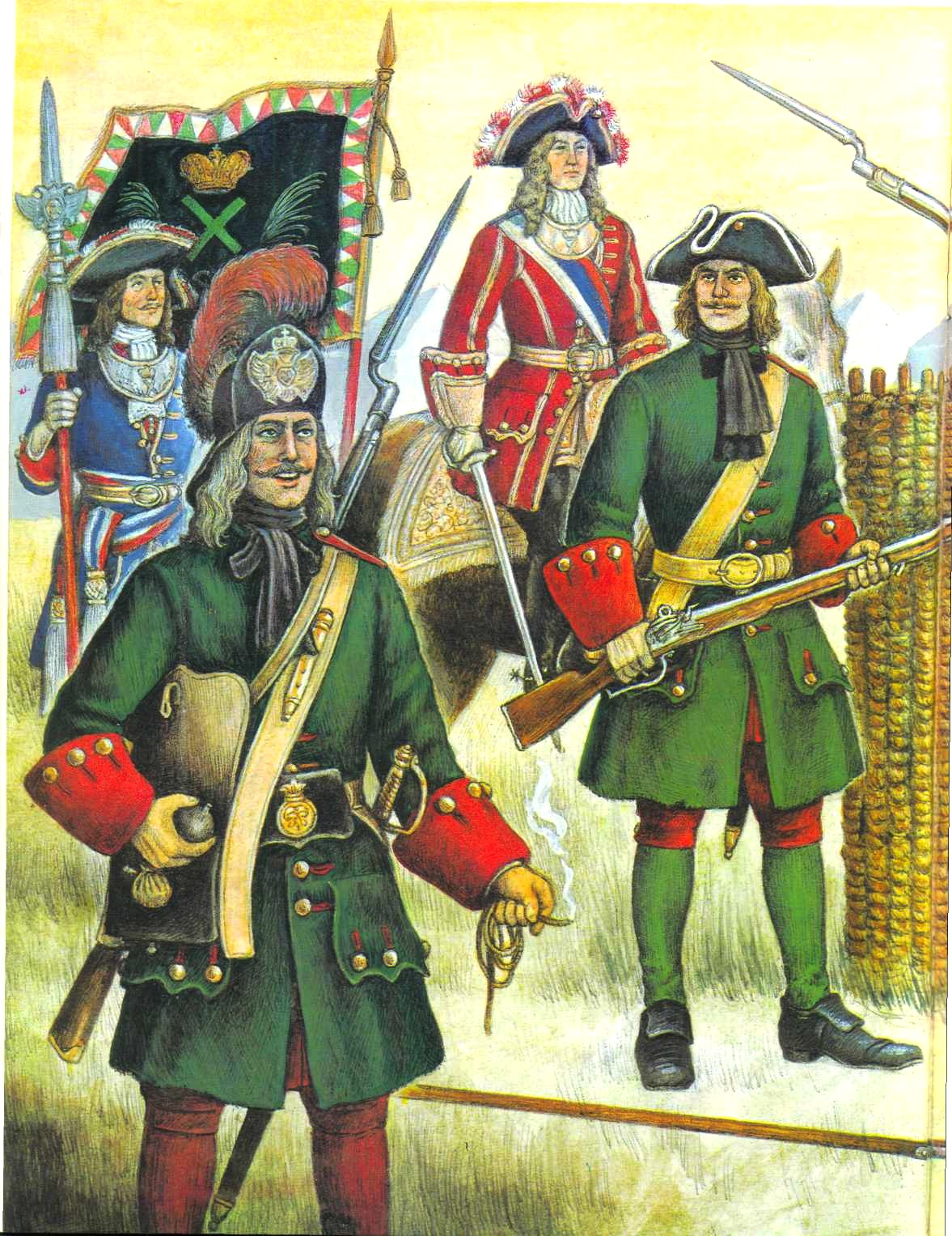 Армия Петра 1 17 век