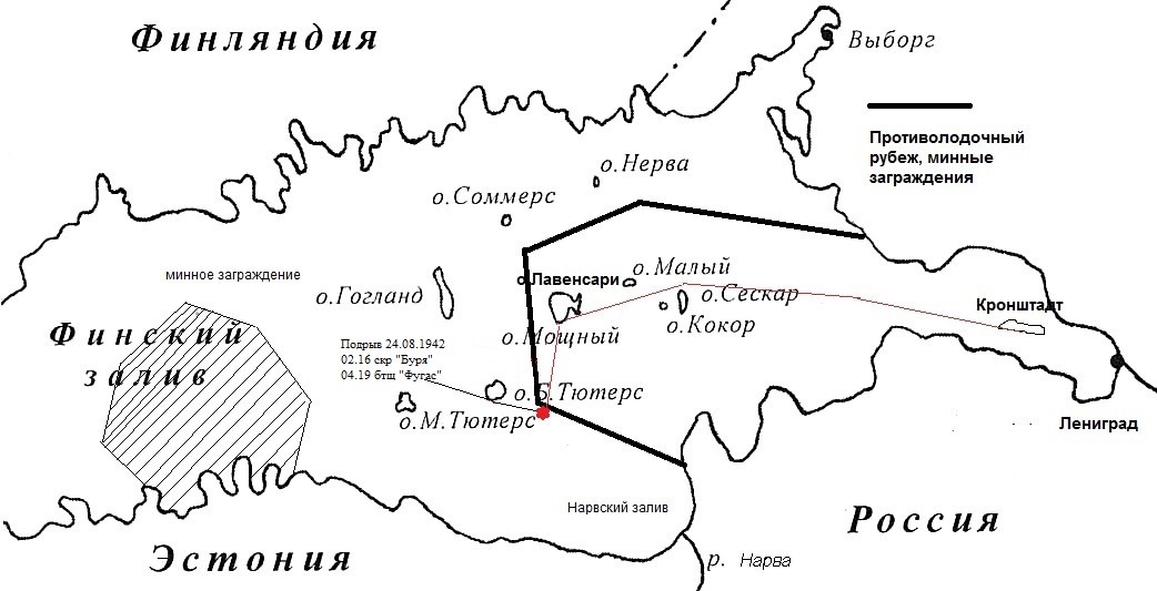 Остров гогланд карта